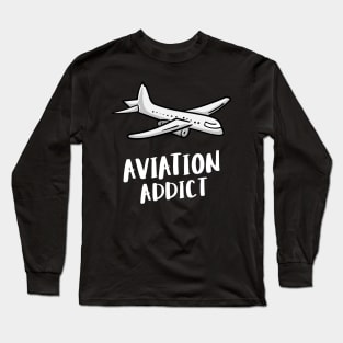 aviation addict Long Sleeve T-Shirt